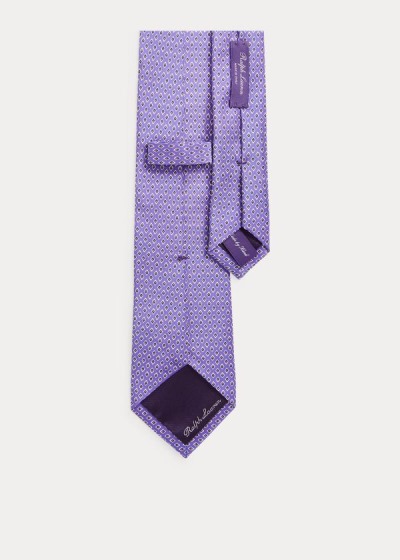 Men's Ralph Lauren Micro-Diamond Silk Ties | 294073OGK